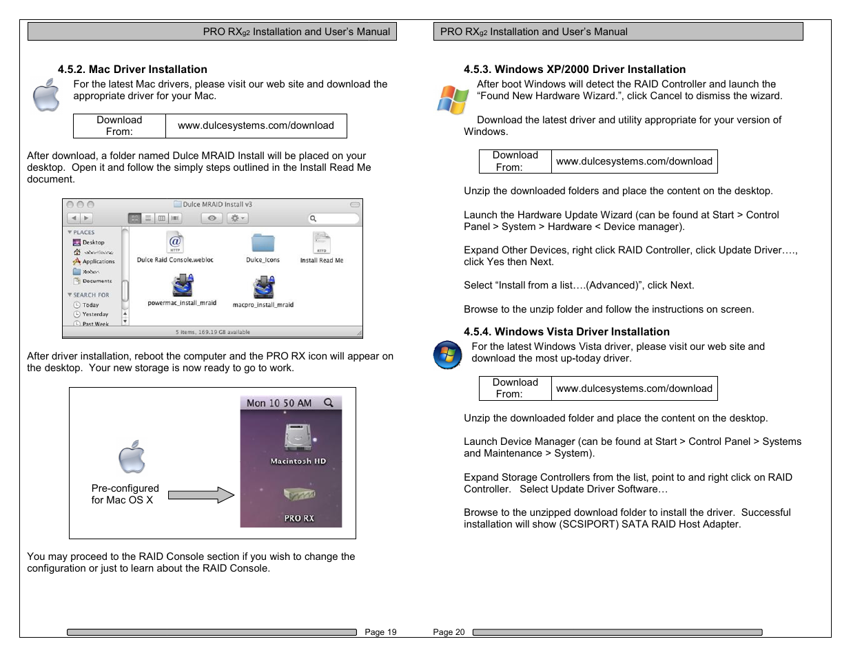 Dulce Systems PRO RX Users Manual User Manual | Page 10 / 20