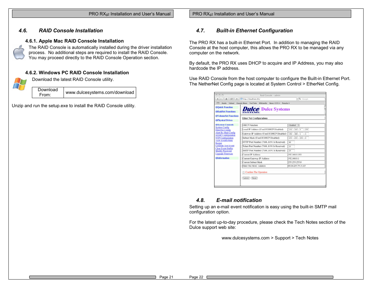 Dulce Systems PRO RX Users Manual User Manual | Page 11 / 20