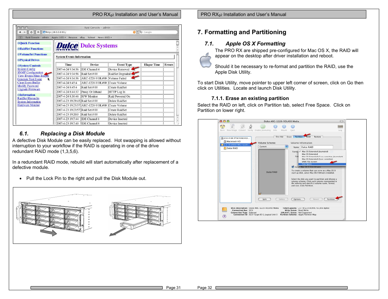 Formatting and partitioning | Dulce Systems PRO RX Users Manual User Manual | Page 16 / 20