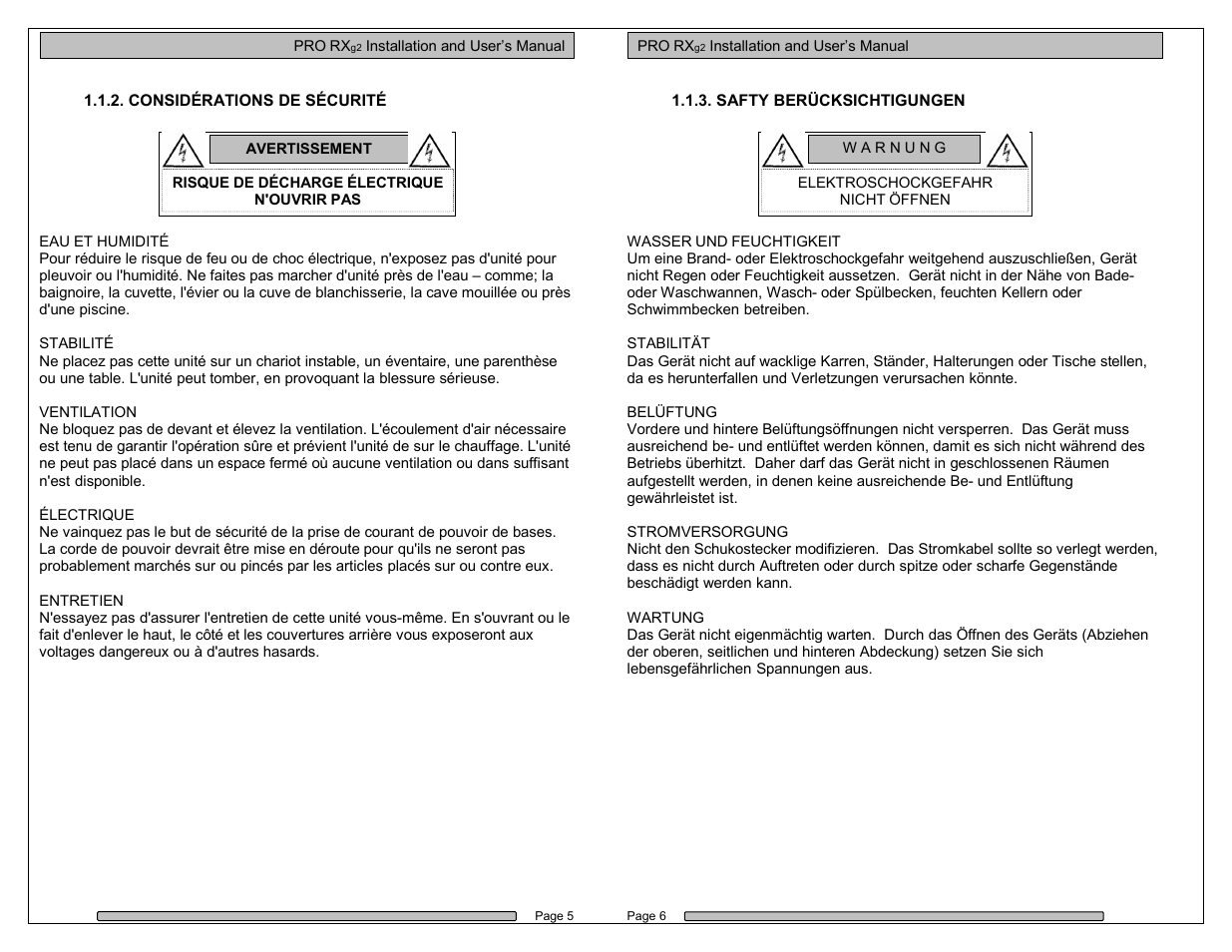 Dulce Systems PRO RX Users Manual User Manual | Page 3 / 20