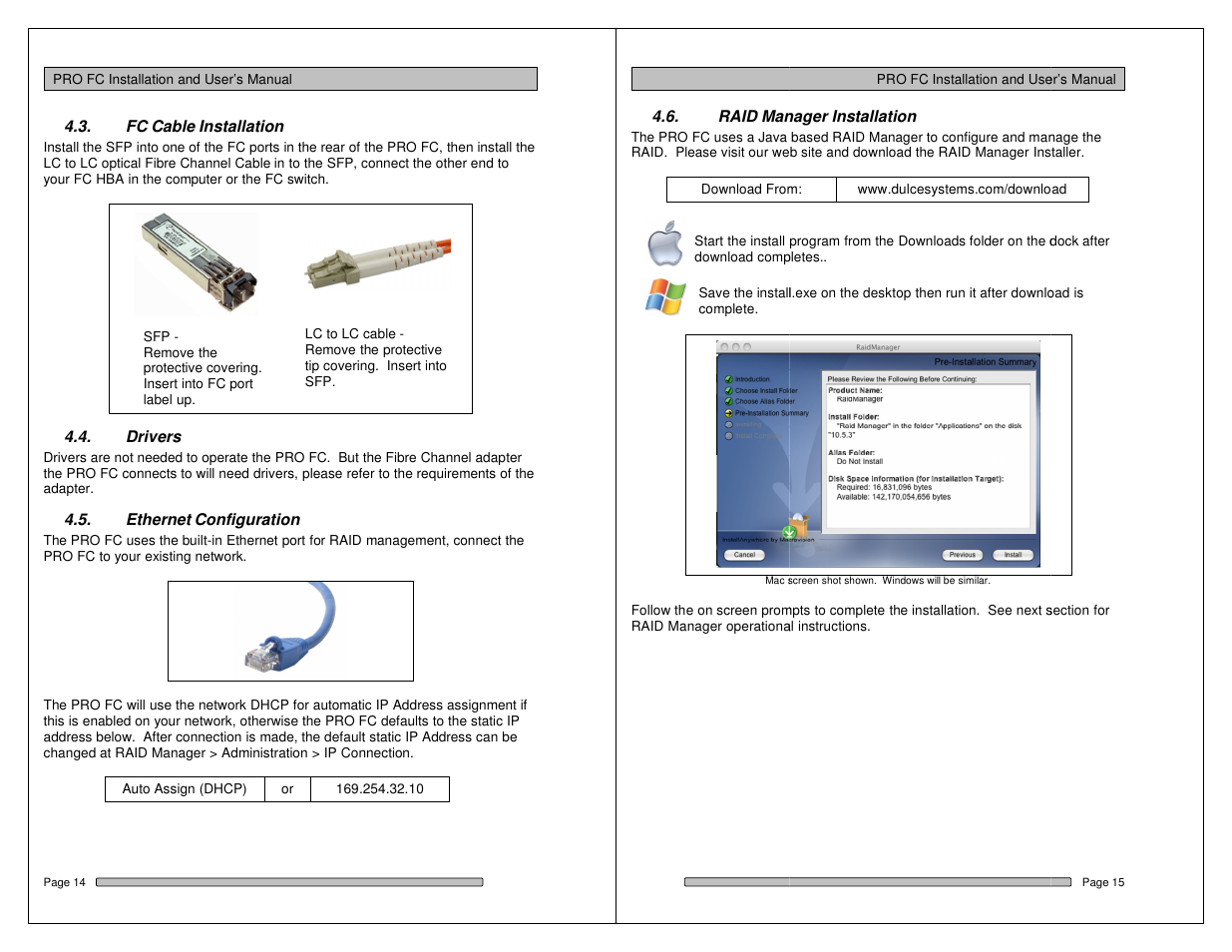 Dulce Systems PRO FC User Manual | Page 8 / 19