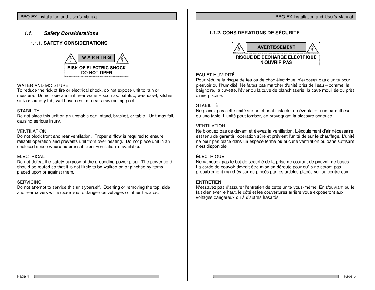 Dulce Systems PRO EX User Manual | Page 3 / 13