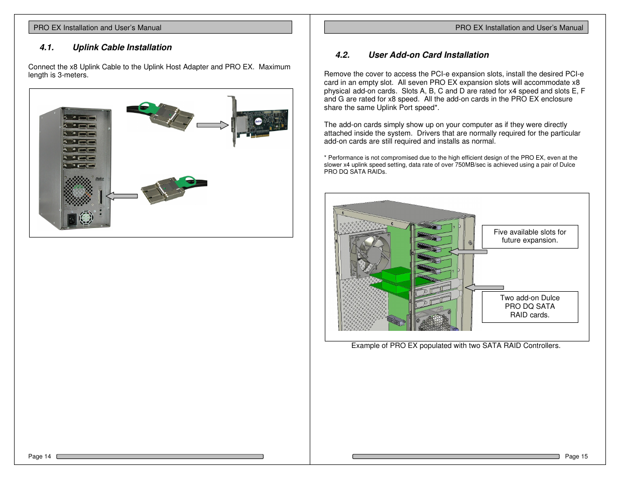 Dulce Systems PRO EX User Manual | Page 8 / 13