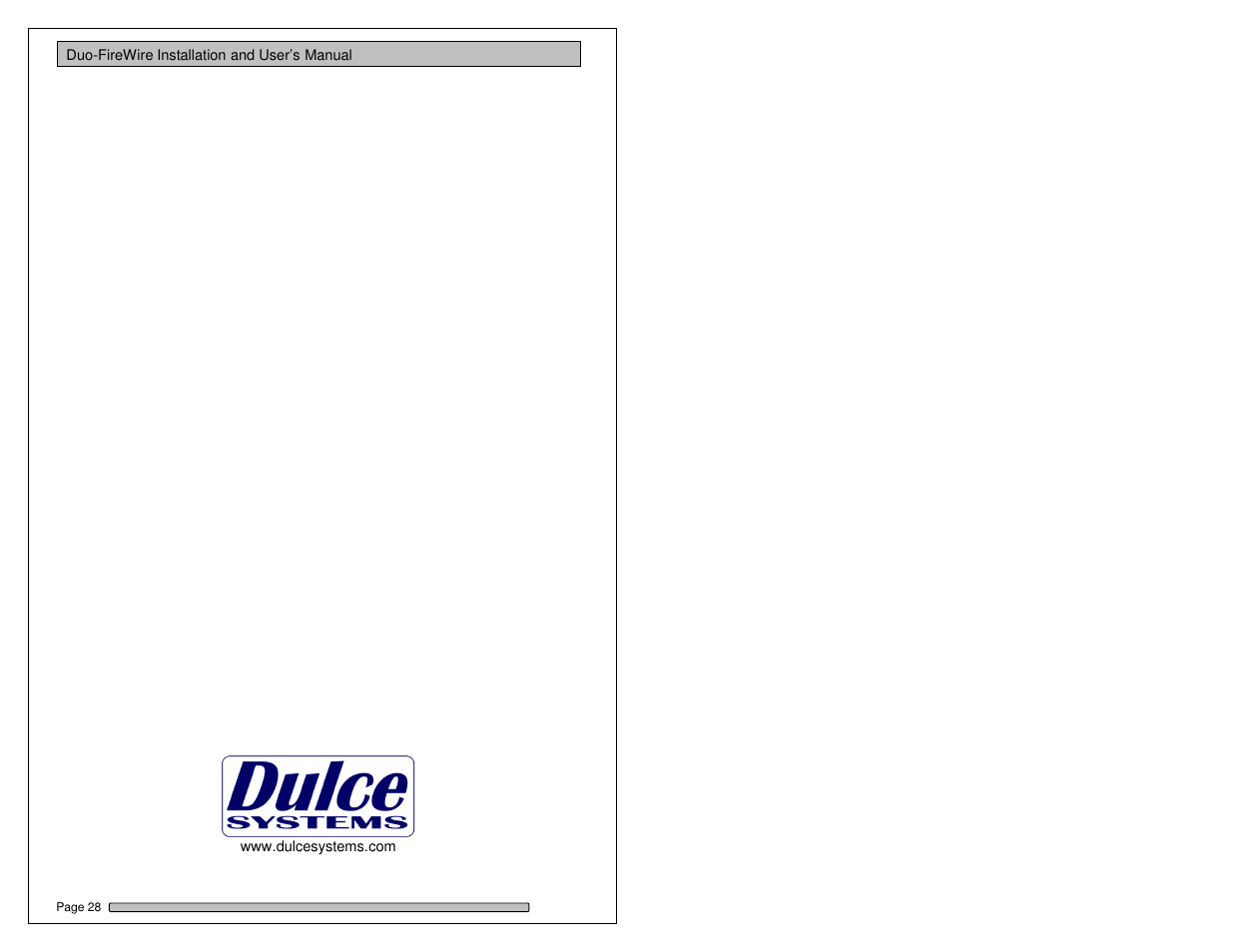 Dulce Systems Duo-FireWire User Manual | Page 15 / 15