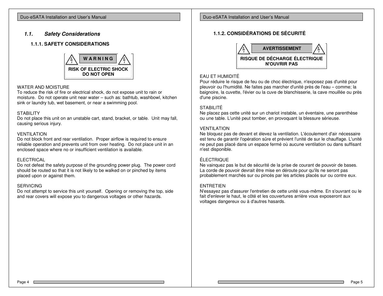 Dulce Systems Duo-eSATA User Manual | Page 3 / 13