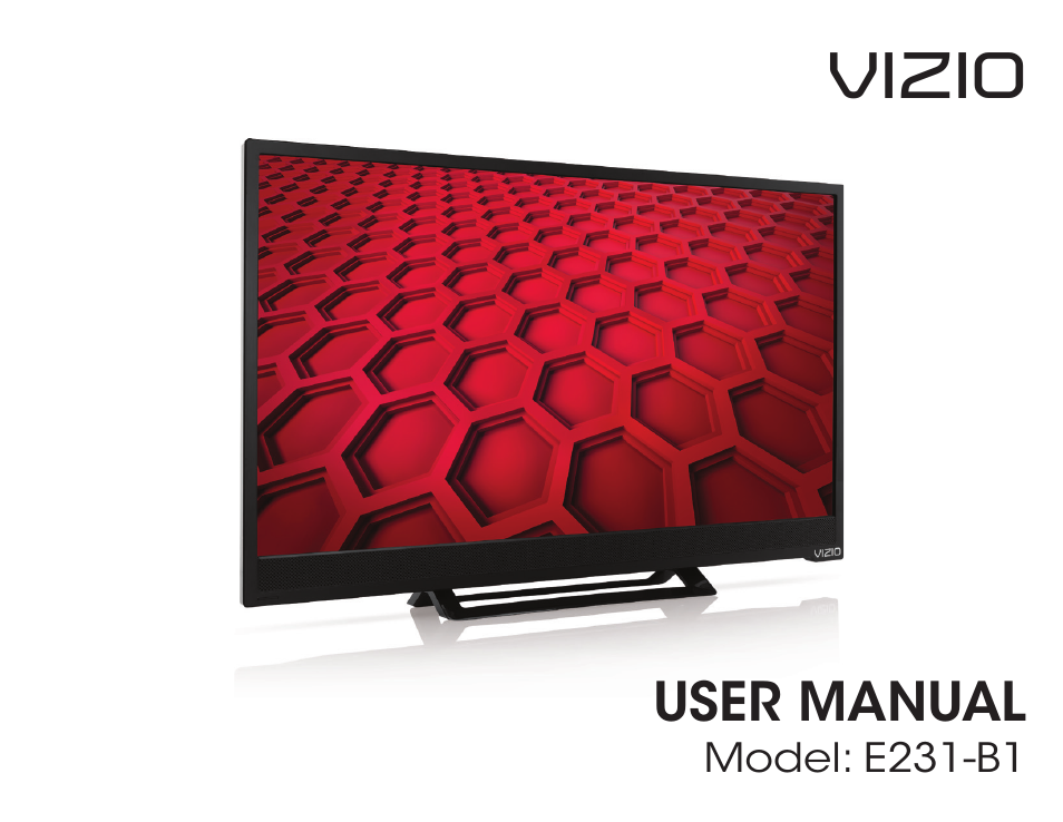 Vizio E231-B1 - User Manual User Manual | 58 pages