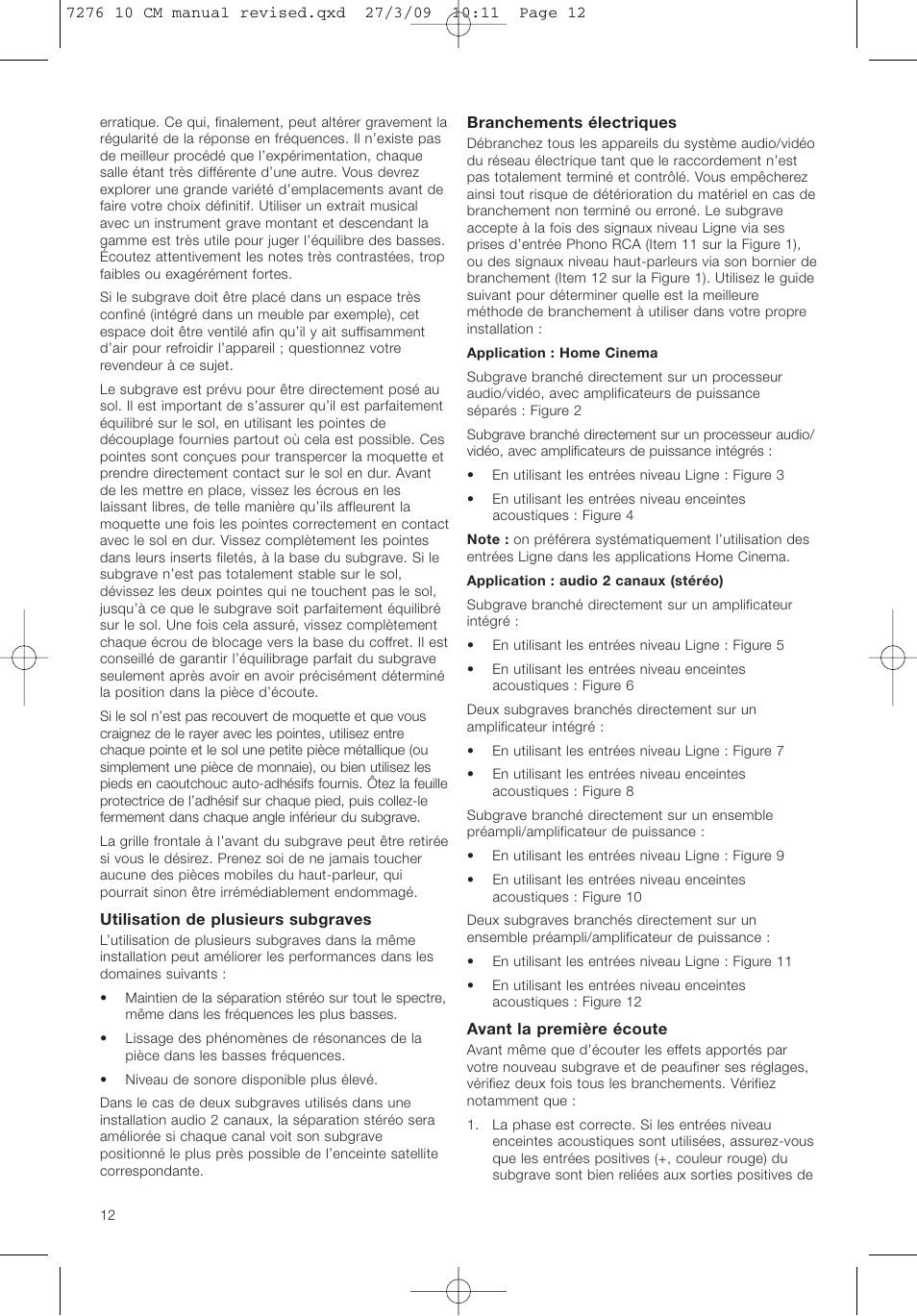 Bowers & Wilkins ASW 10CM User Manual | Page 15 / 104