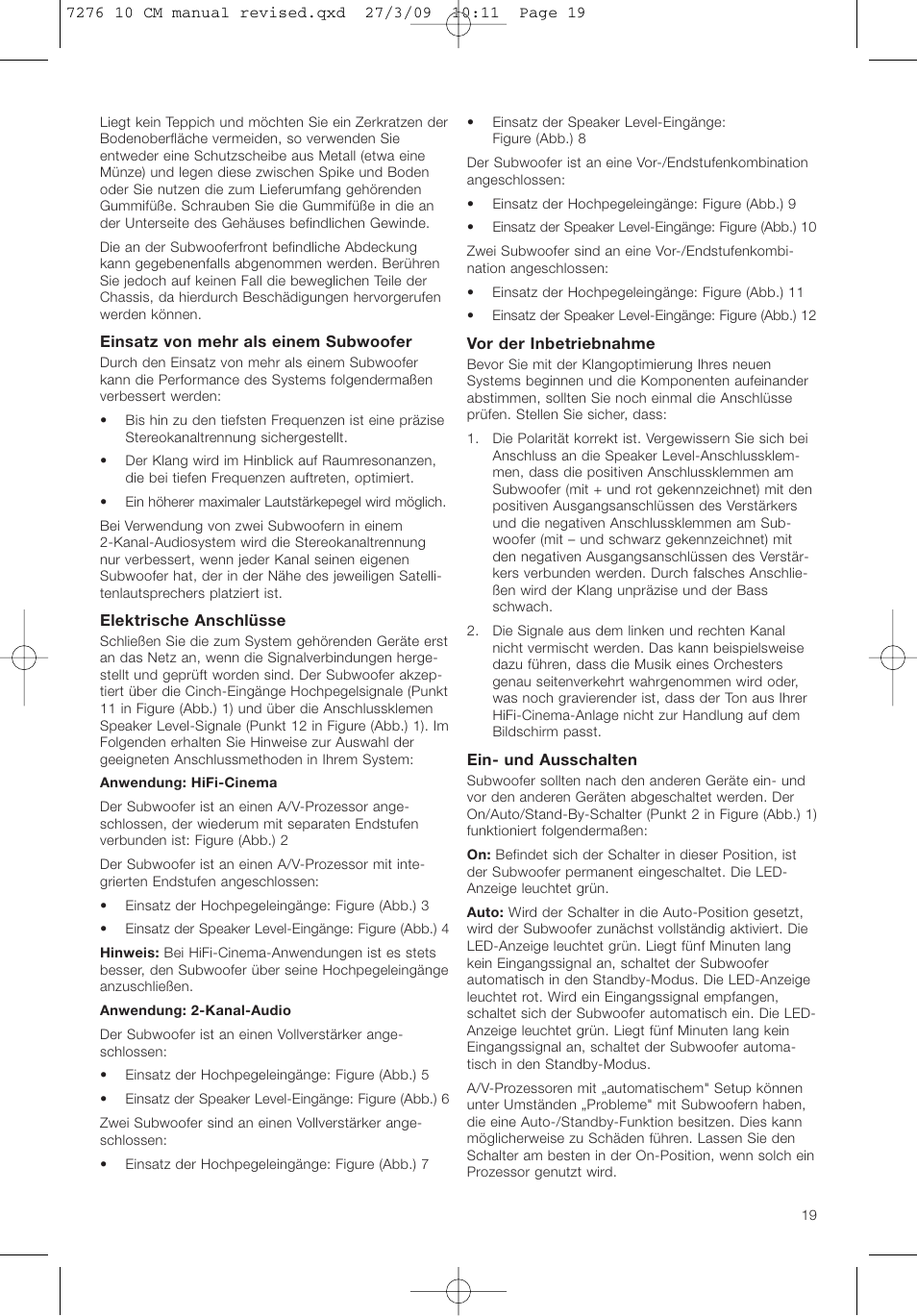 Bowers & Wilkins ASW 10CM User Manual | Page 22 / 104