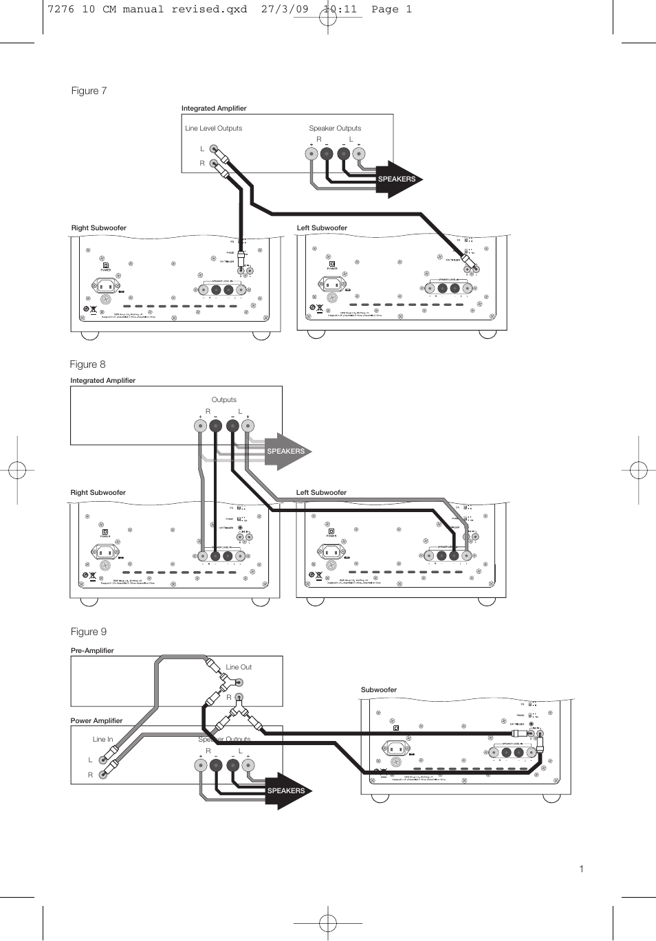 Figure 12, Figure 9, Figure 7 | Figure 10, Figure 8, Figure 11 | Bowers & Wilkins ASW 10CM User Manual | Page 4 / 104