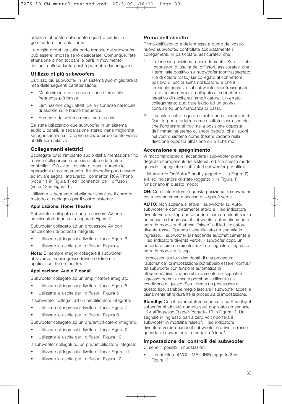 Bowers & Wilkins ASW 10CM User Manual | Page 42 / 104