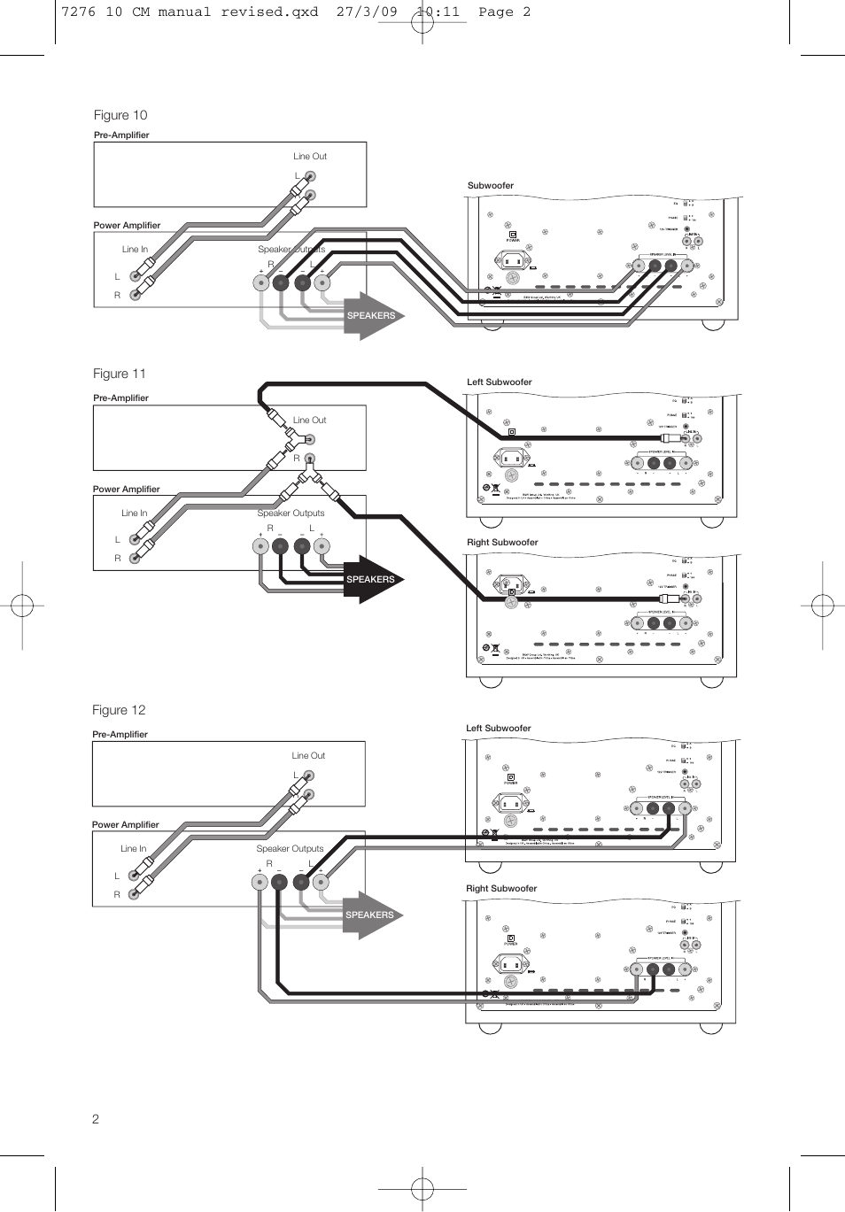 Figure 12, Figure 10, Figure 11 | Bowers & Wilkins ASW 10CM User Manual | Page 5 / 104