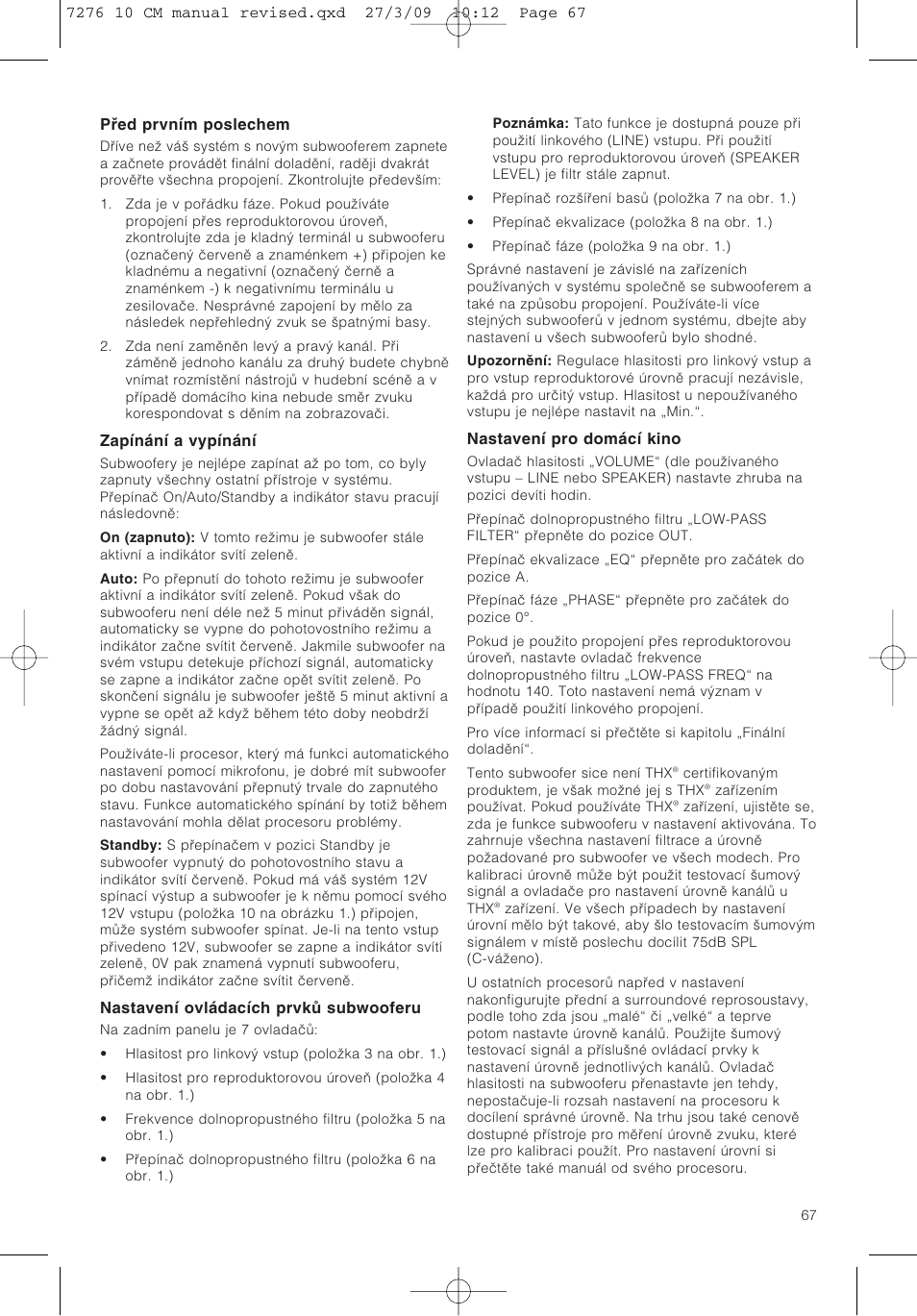 Bowers & Wilkins ASW 10CM User Manual | Page 70 / 104