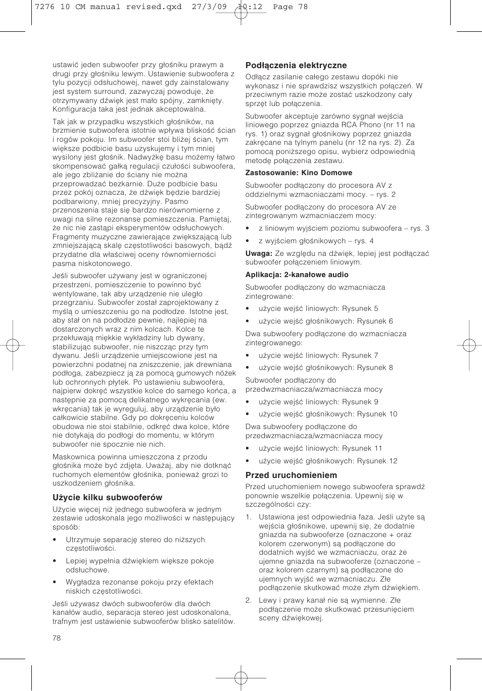 Bowers & Wilkins ASW 10CM User Manual | Page 81 / 104