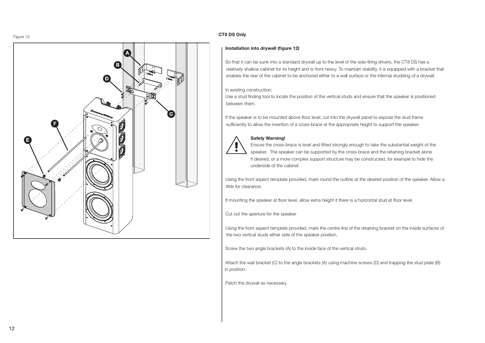 Bowers & Wilkins CT800 User Manual | Page 13 / 31