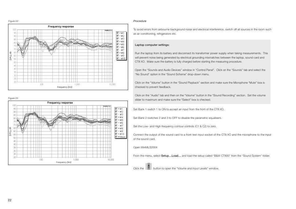 Bowers & Wilkins CT800 User Manual | Page 23 / 31