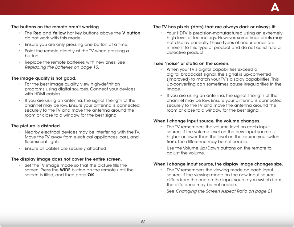 Vizio E420i-B0 - User Manual User Manual | Page 67 / 75