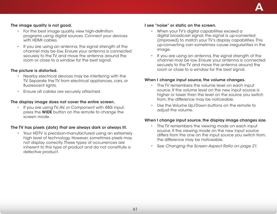 Vizio E550i-B2 - User Manual User Manual | Page 67 / 75