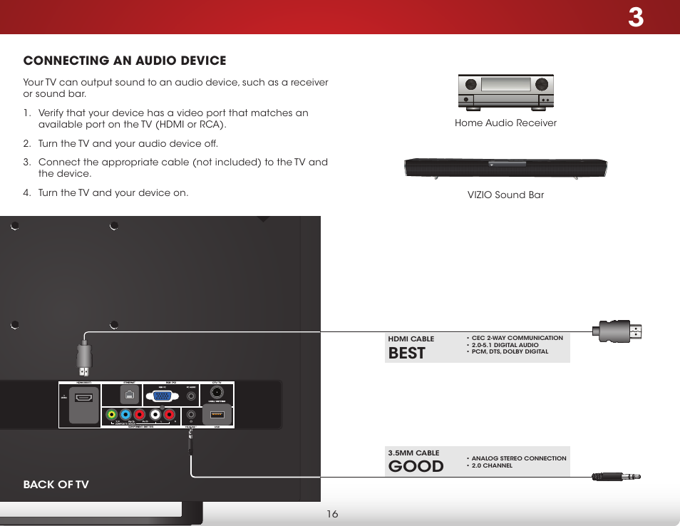 Best, Good | Vizio E241i-B1 - User Manual User Manual | Page 22 / 77