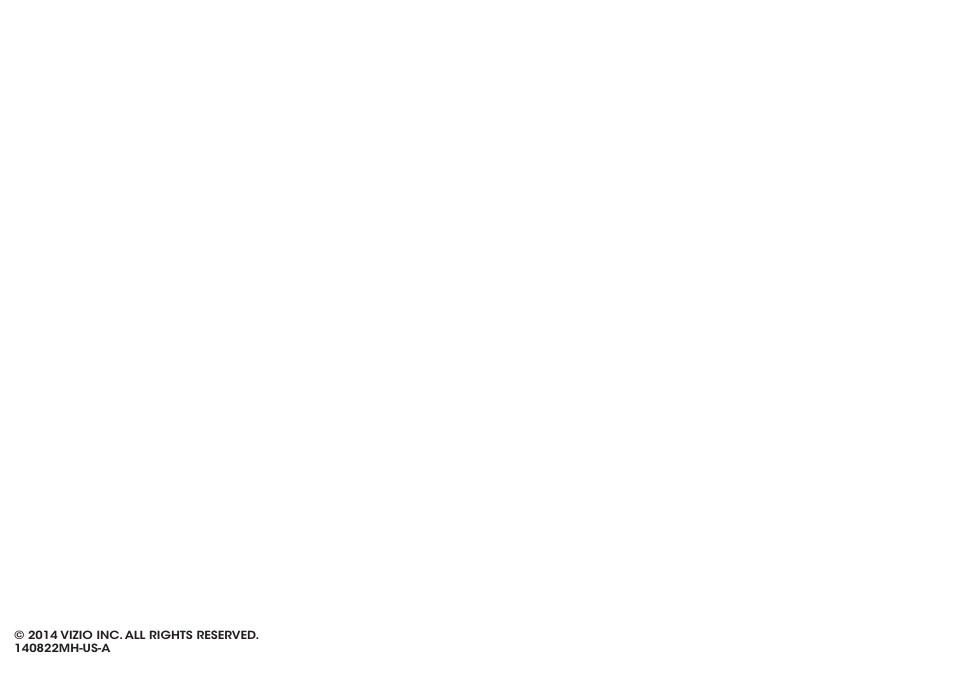 Vizio E241i-B1 - Quickstart Guide User Manual | Page 24 / 24