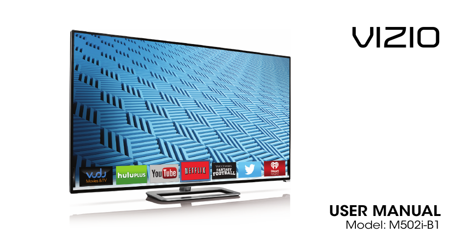 Vizio M502i-B1 - User Manual User Manual | 67 pages