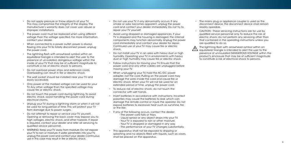 Vizio M502i-B1 - User Manual User Manual | Page 3 / 67