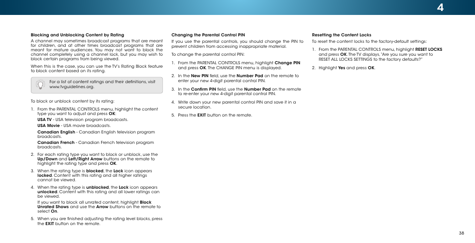 Vizio M502i-B1 - User Manual User Manual | Page 44 / 67