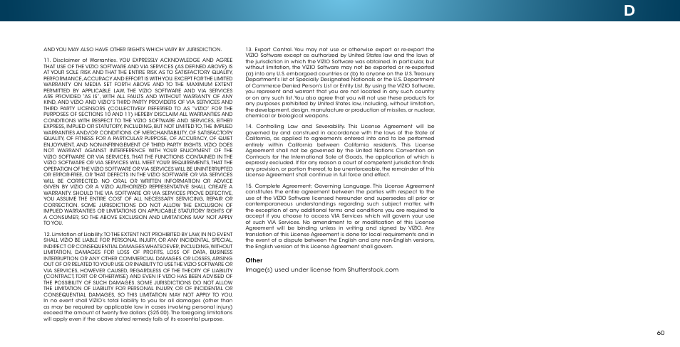 Vizio M502i-B1 - User Manual User Manual | Page 66 / 67