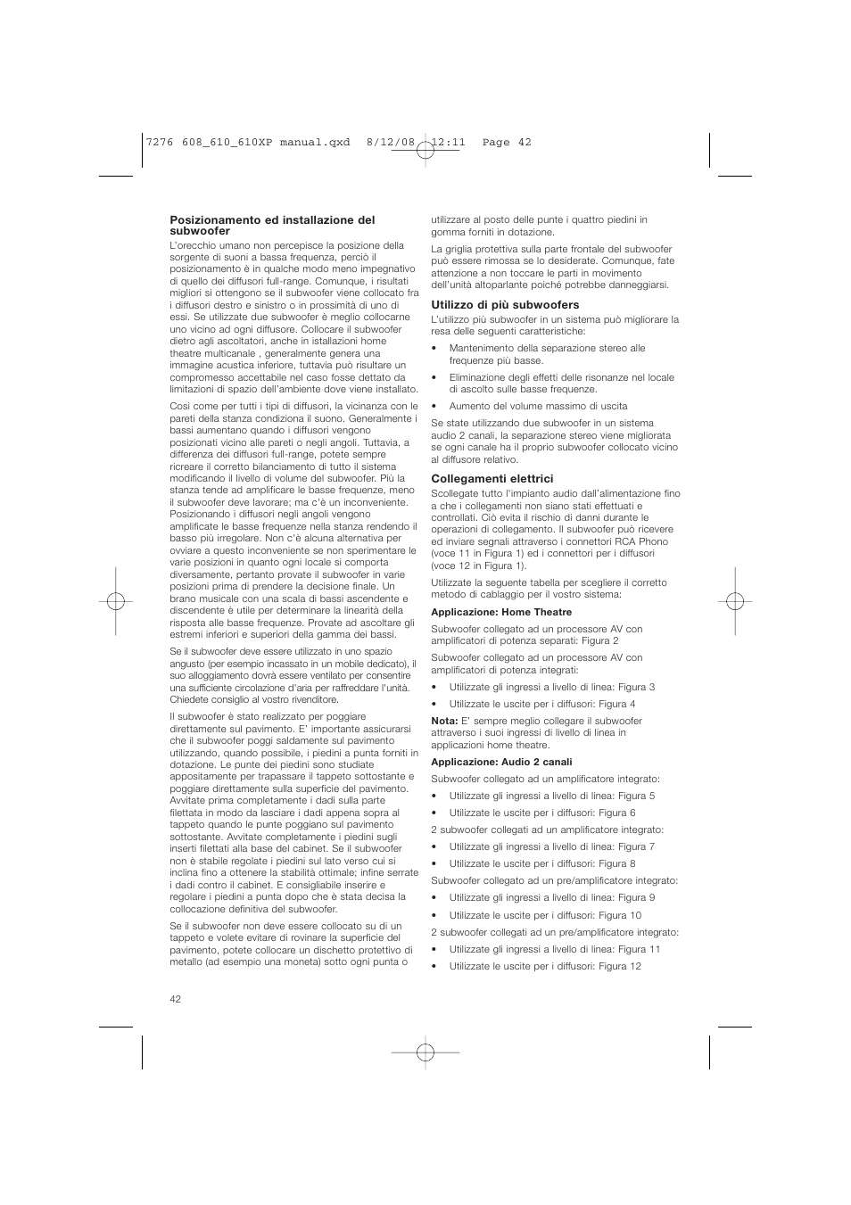 Bowers & Wilkins ASW610 User Manual | Page 45 / 104