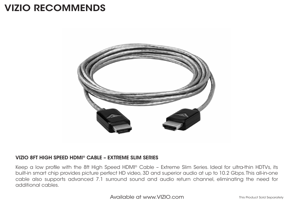 Vizio recommends | Vizio M422i-B1 - Quickstart Guide User Manual | Page 23 / 28