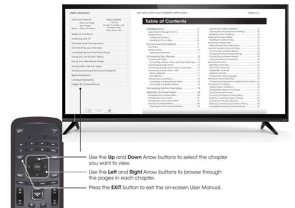 Vizio D650i-C3 - Quickstart Guide User Manual | Page 17 / 25