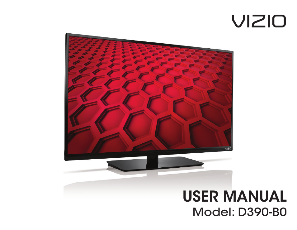 Vizio D390-B0 - User Manual User Manual | 59 pages