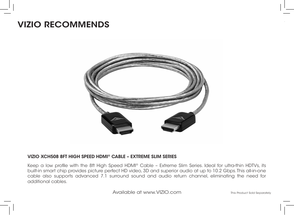 Vizio recommends | Vizio D390-B0 - Quickstart Guide User Manual | Page 12 / 20
