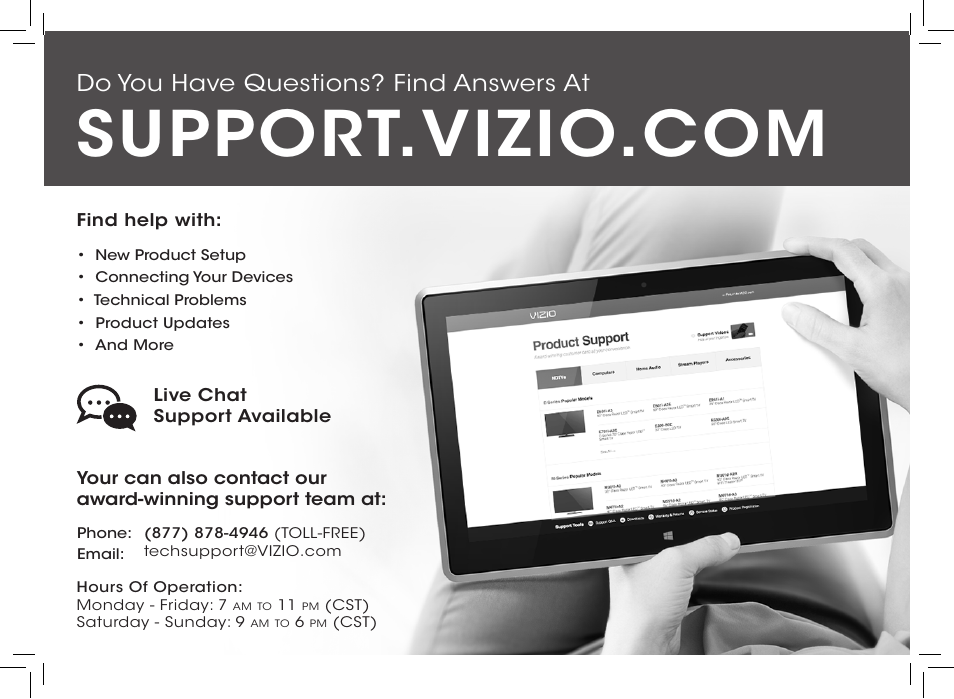 Do you have questions? find answers at | Vizio D390-B0 - Quickstart Guide User Manual | Page 15 / 20