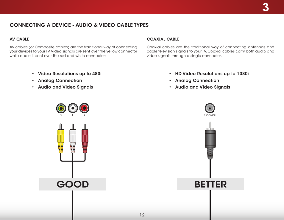 Good, Better | Vizio D500i-B1 - User Manual User Manual | Page 18 / 75