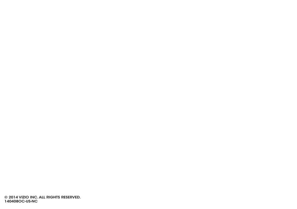 Vizio D650i-B2 - Quickstart Guide User Manual | Page 24 / 24