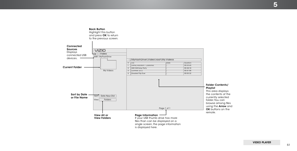 Vizio | Vizio P502ui-B1/B1E - User Manual User Manual | Page 51 / 69