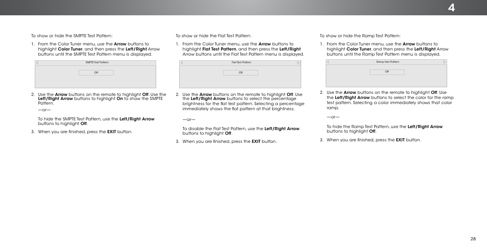 Vizio P602ui-B3 - User Manual User Manual | Page 28 / 69