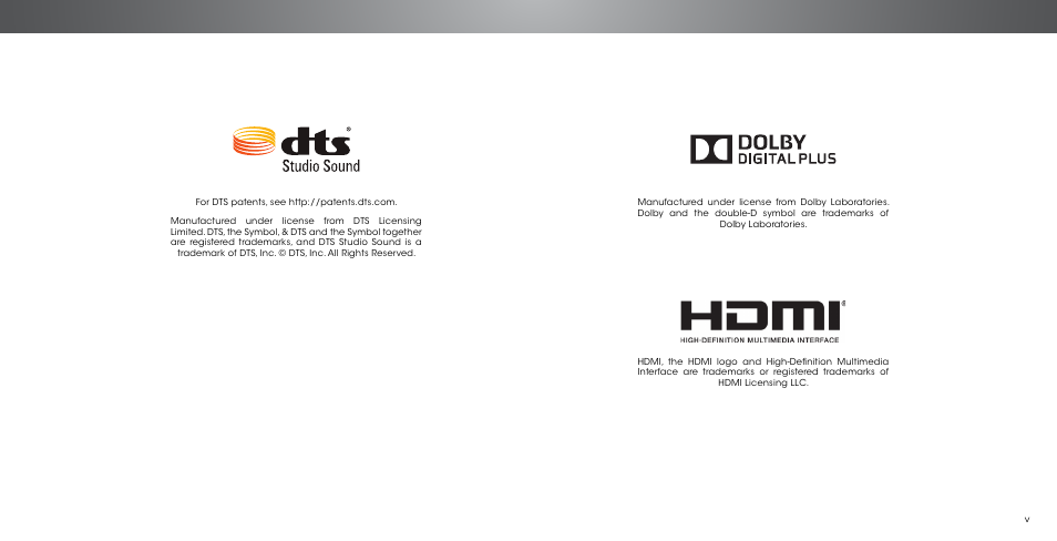 Vizio P602ui-B3 - User Manual User Manual | Page 5 / 69