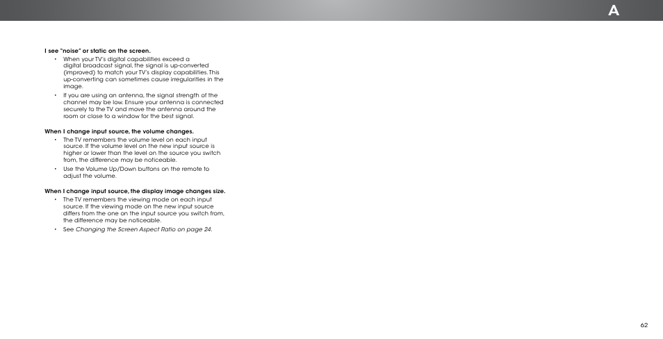 Vizio P602ui-B3 - User Manual User Manual | Page 62 / 69