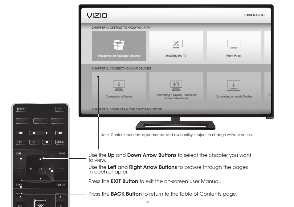 Vizio P602ui-B3 - Quickstart Guide User Manual | Page 19 / 32