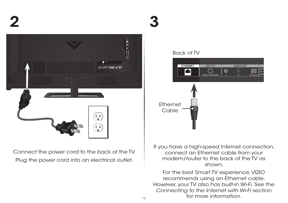 Vizio P502ui-B1E - Quickstart Guide User Manual | Page 12 / 32