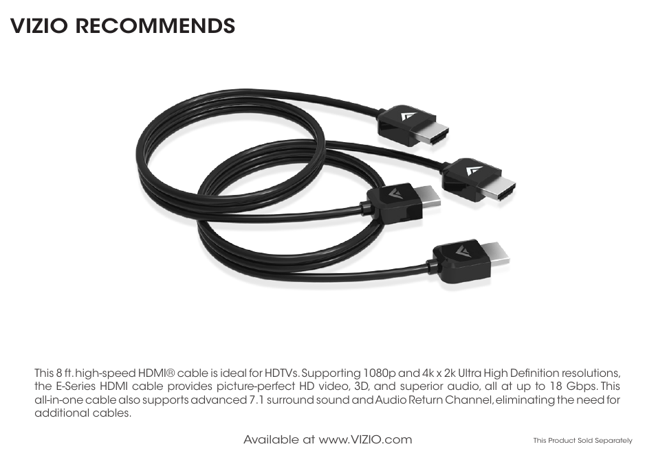 Vizio recommends | Vizio P502ui-B1E - Quickstart Guide User Manual | Page 23 / 32