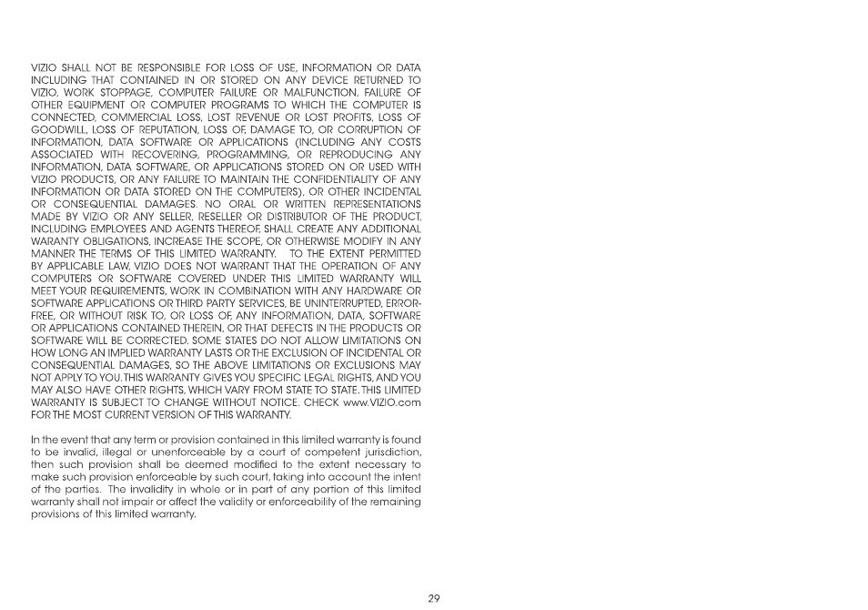 Vizio CA27-A0 - Quickstart Guide User Manual | Page 31 / 36