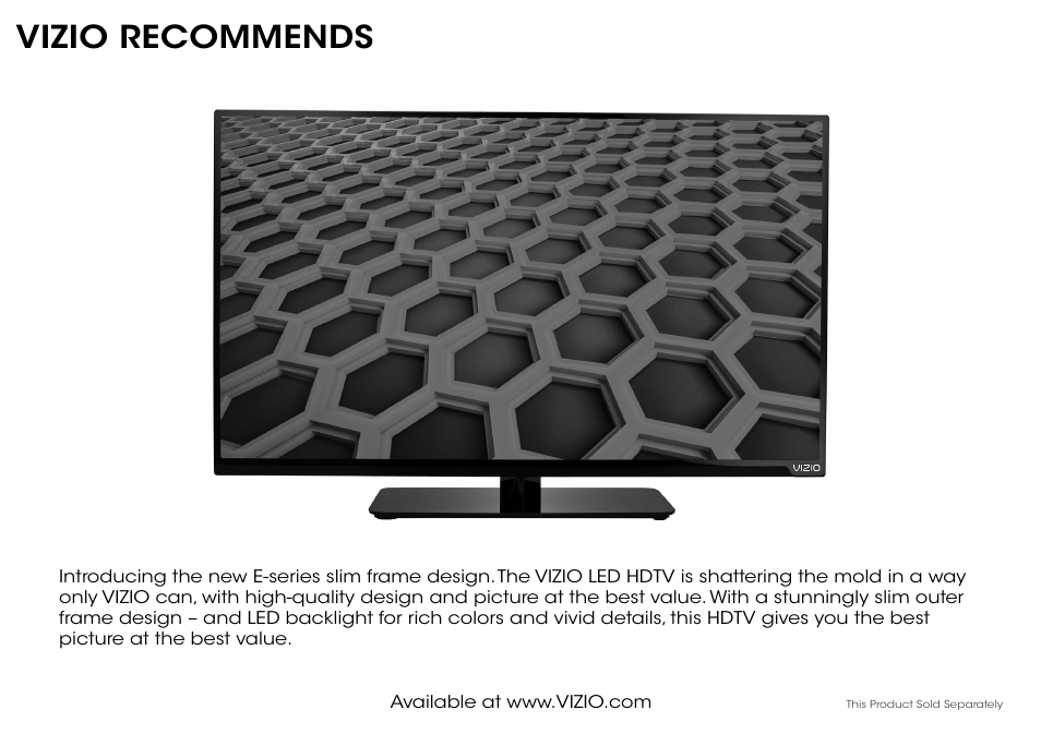 Vizio recommends | Vizio S2121w-D0 - Quickstart Guide User Manual | Page 19 / 24