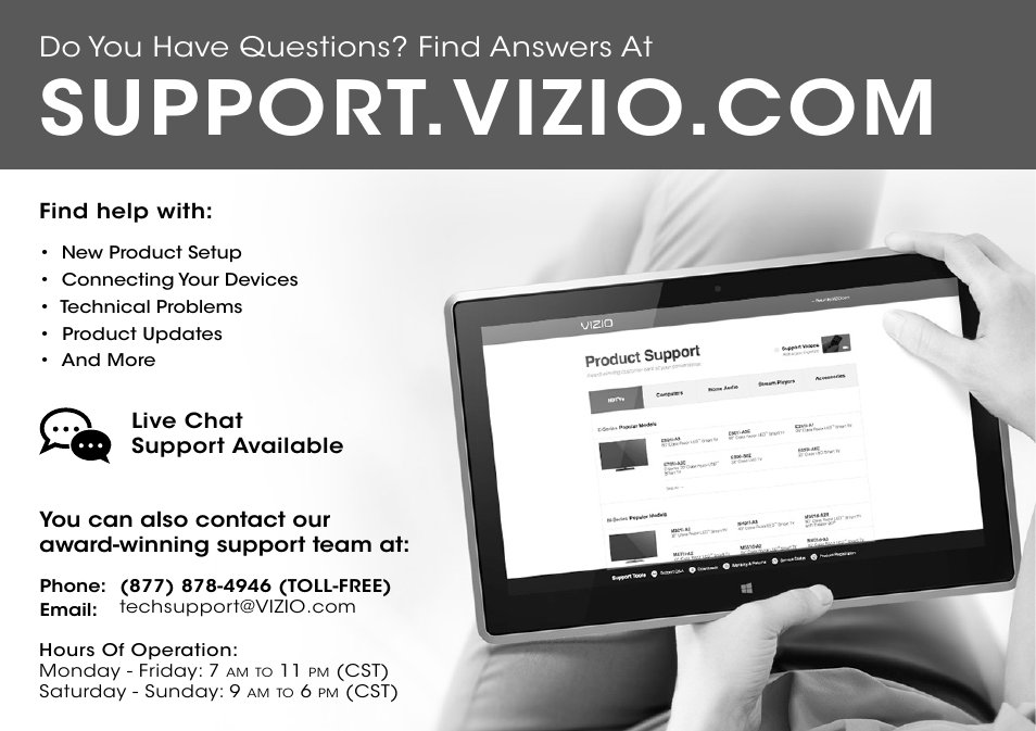 Do you have questions? find answers at | Vizio S2121w-D0 - Quickstart Guide User Manual | Page 20 / 24