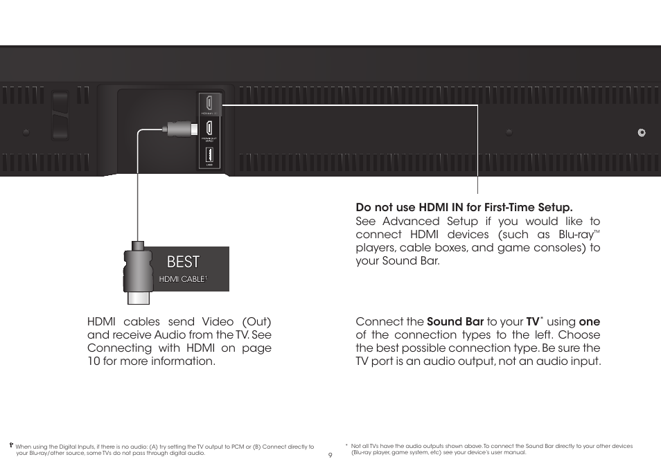 Best | Vizio S5451w-C2 - Quickstart Guide User Manual | Page 9 / 34