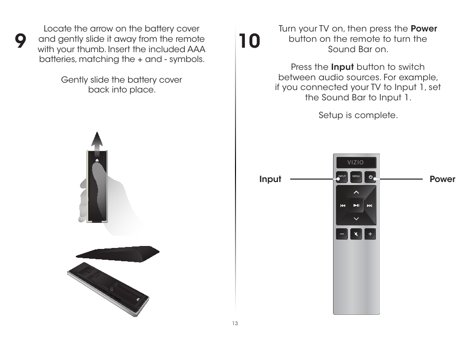 Vizio S3851w-D4 - Quickstart Guide User Manual | Page 13 / 36