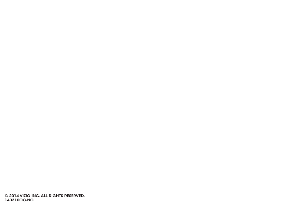 Vizio S3851w-D4 - Quickstart Guide User Manual | Page 36 / 36