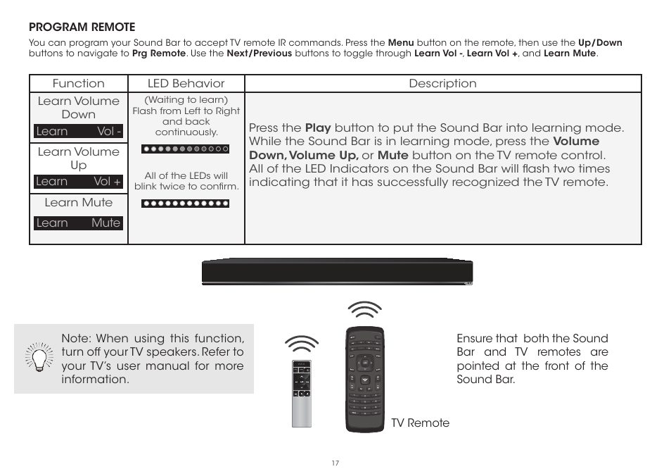 Vizio S4251w-B4 - Quickstart Guide User Manual | Page 17 / 32