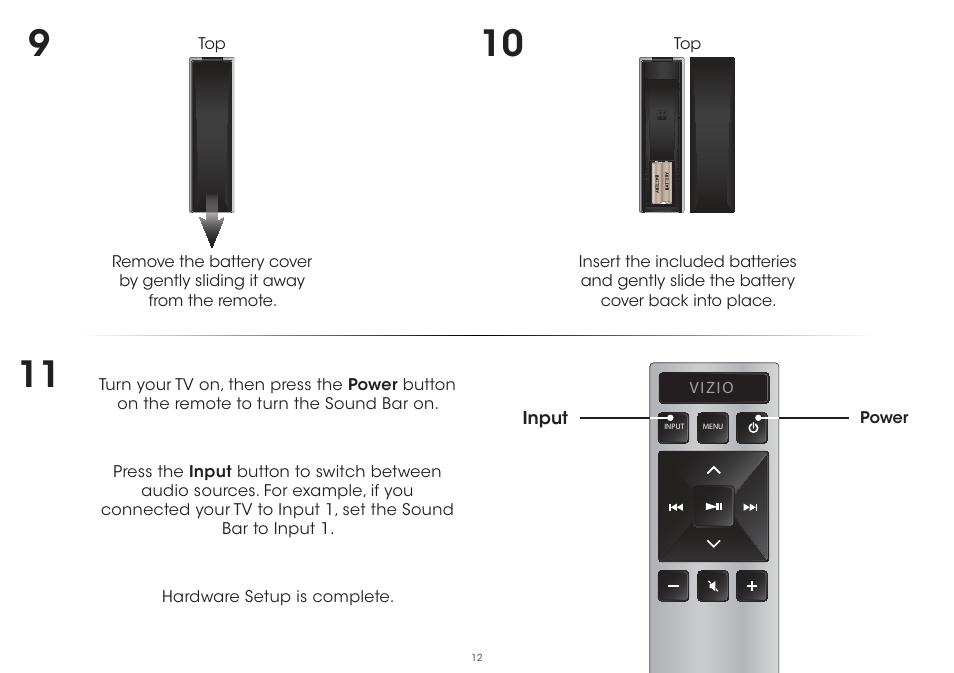 Vizio S4221w-C4 - Quickstart Guide User Manual | Page 12 / 32